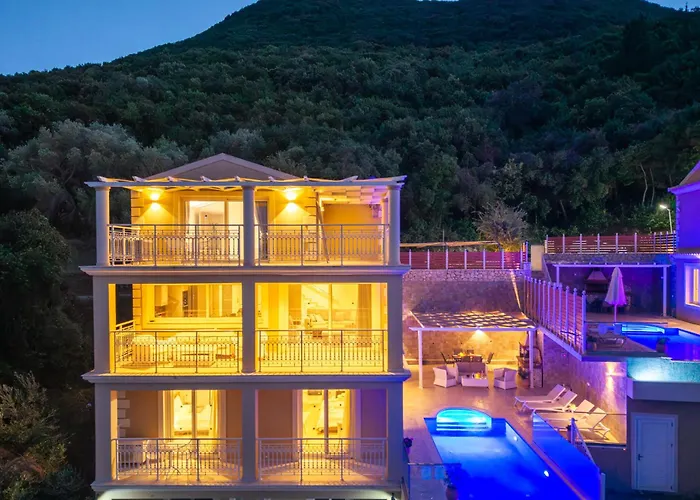 Pantokratoras - Corfu Private Pool & Luxury Retreats 别墅 Ágios Matthaíos