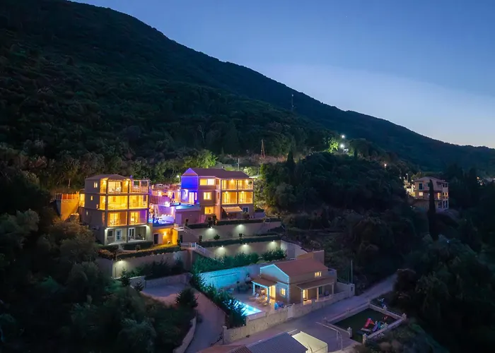 别墅 Pantokratoras - Corfu Private Pool & Luxury Retreats Ágios Matthaíos